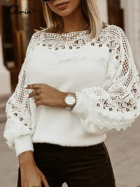 Celmia Lux Plush Lantern Pullover - Montzel Collection 