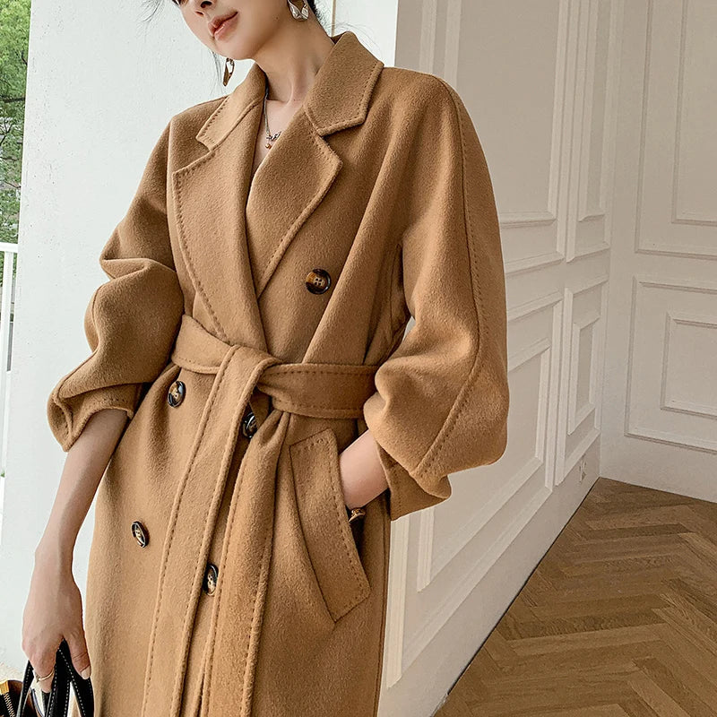Sobretudo feminino outono e inverno - Montzel Collection 