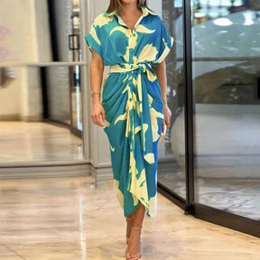 L'Artiste Pleated Maxi Dress - Montzel Collection 