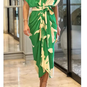 L'Artiste Pleated Maxi Dress - Montzel Collection 