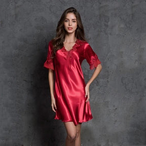 Camisola feminina de cetim - Montzel Collection 