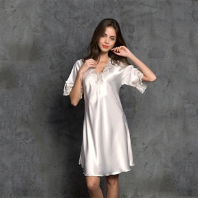 Camisola feminina de cetim - Montzel Collection 