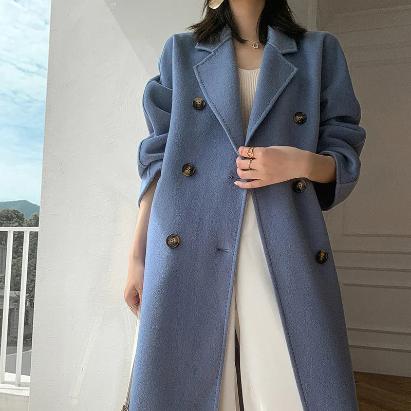 Sobretudo feminino outono e inverno - Montzel Collection 