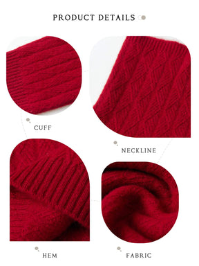 Blusa de lã gola alta para o inverno - Montzel Collection 