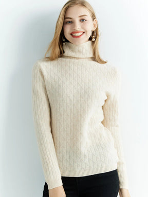 Blusa de lã gola alta para o inverno - Montzel Collection 