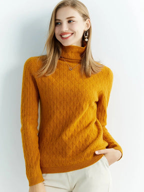 Blusa de lã gola alta para o inverno - Montzel Collection 
