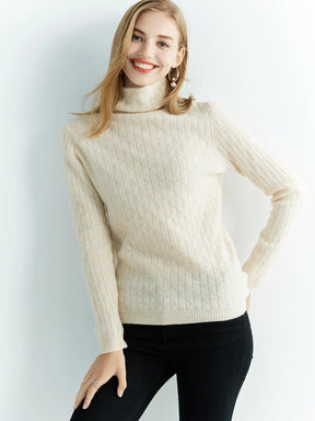 Blusa de lã gola alta para o inverno - Montzel Collection 