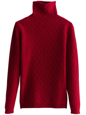 Blusa de lã gola alta para o inverno - Montzel Collection 
