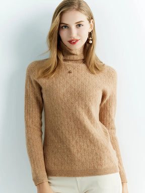 Blusa de lã gola alta para o inverno - Montzel Collection 