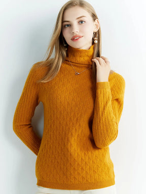 Blusa de lã gola alta para o inverno - Montzel Collection 