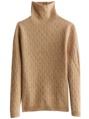 Blusa de lã gola alta para o inverno - Montzel Collection 