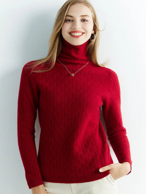 Blusa de lã gola alta para o inverno - Montzel Collection 