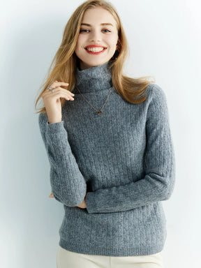 Blusa de lã gola alta para o inverno - Montzel Collection 