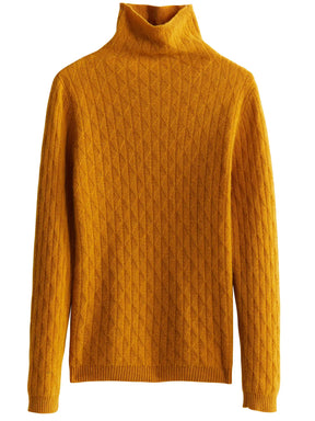 Blusa de lã gola alta para o inverno - Montzel Collection 
