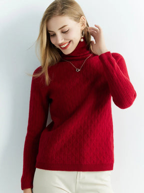 Blusa de lã gola alta para o inverno - Montzel Collection 