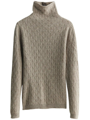 Blusa de lã gola alta para o inverno - Montzel Collection 