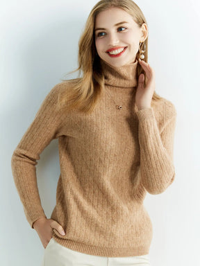 Blusa de lã gola alta para o inverno - Montzel Collection 