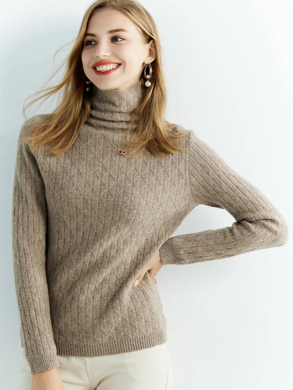 Blusa de lã gola alta para o inverno - Montzel Collection 