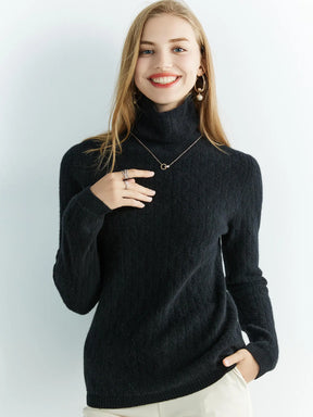 Blusa de lã gola alta para o inverno - Montzel Collection 