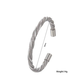 Steel Cuff Bracelet - Montzel Collection 