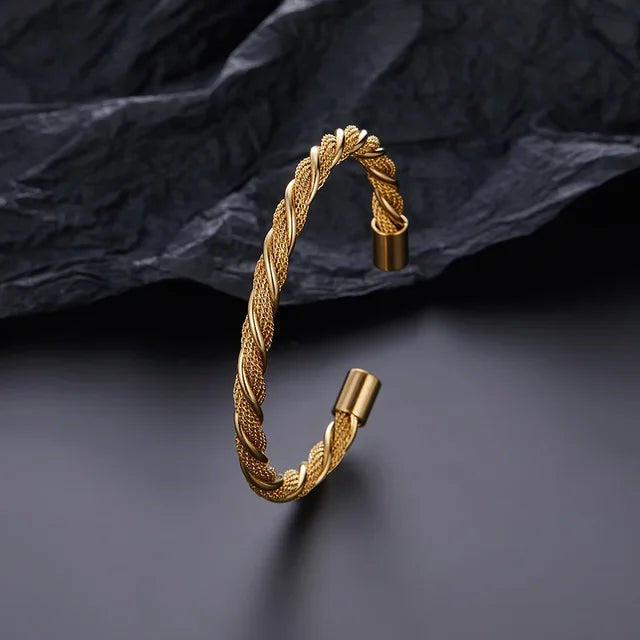 Steel Cuff Bracelet - Montzel Collection 