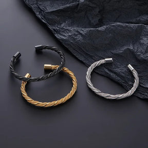 Steel Cuff Bracelet - Montzel Collection 