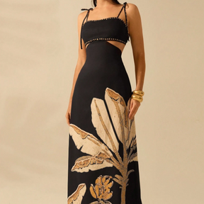 Vestido Boho Noite Tropical