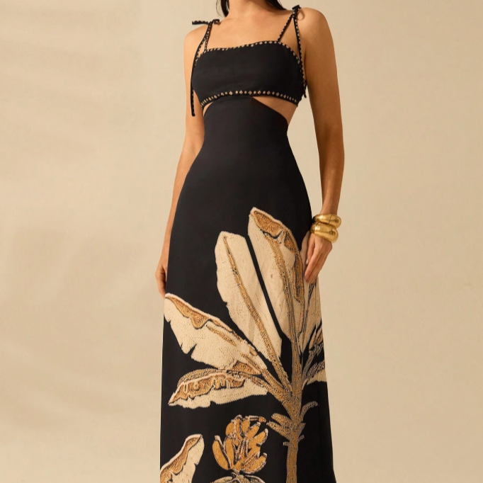 Vestido Boho Noite Tropical