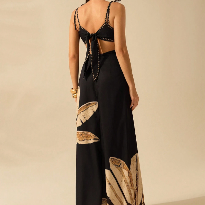 Vestido Boho Noite Tropical