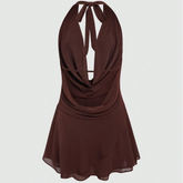 Vestido Mini Café Sensuelle