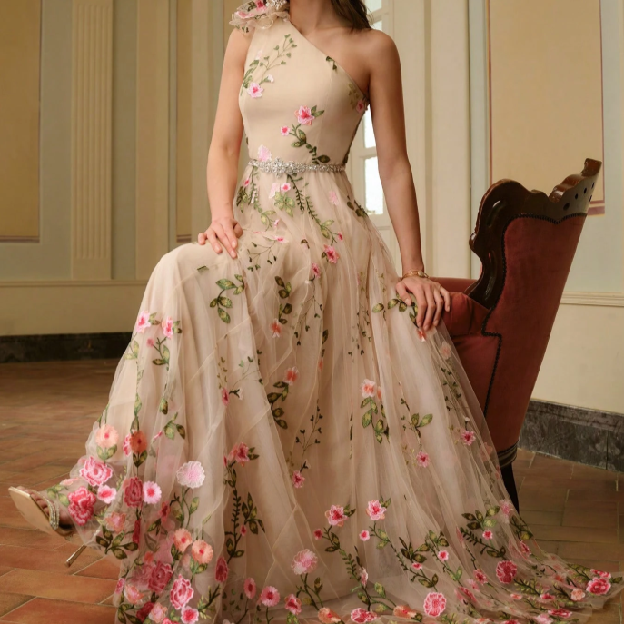Vestido ZEYLAH Floral 3D