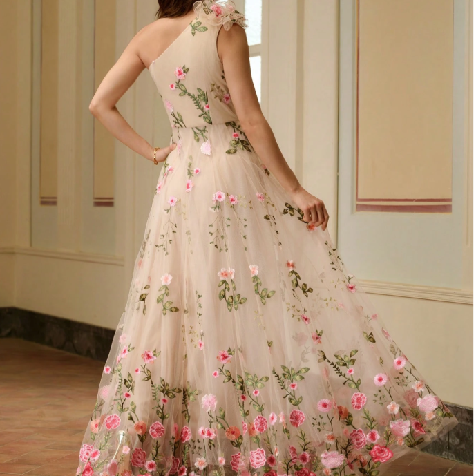 Vestido ZEYLAH Floral 3D