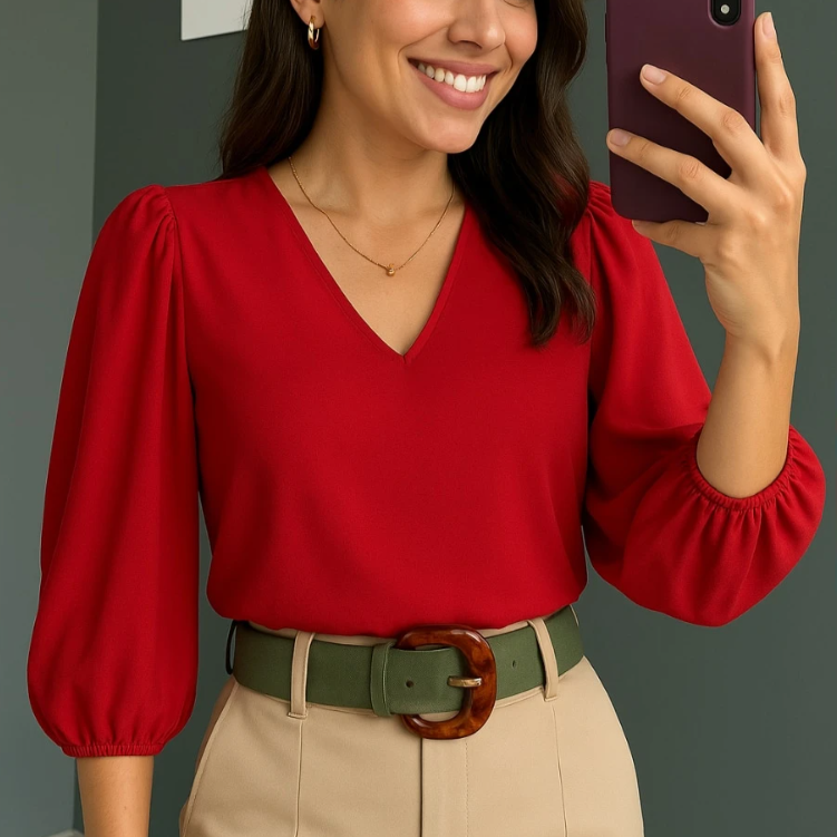 Blusa Duna Rouge