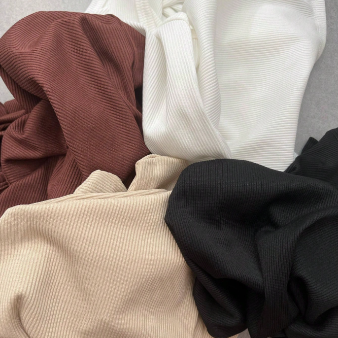 Blusa One Shoulder Rib