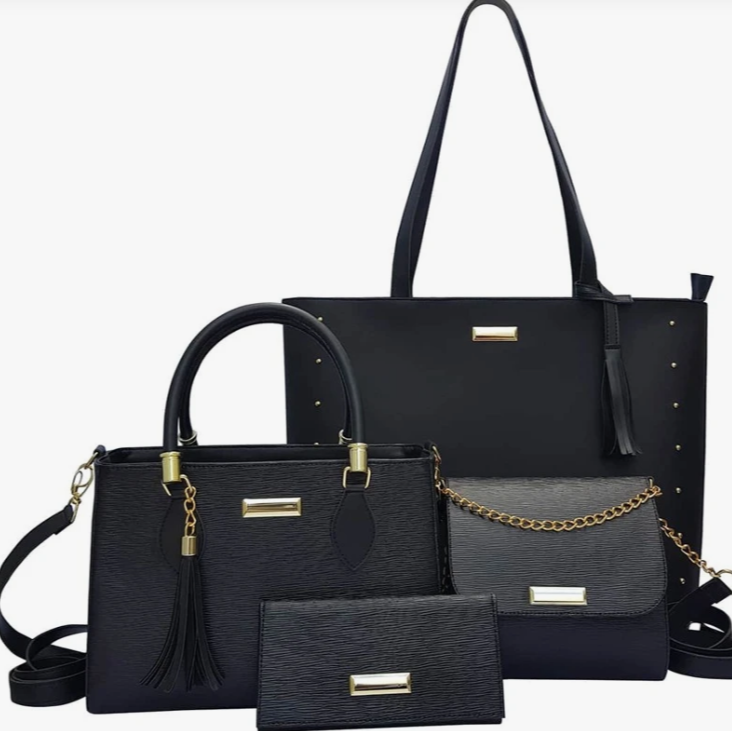Conjunto de 4 Bolsas - Tote Satchel - Montzel Collection 