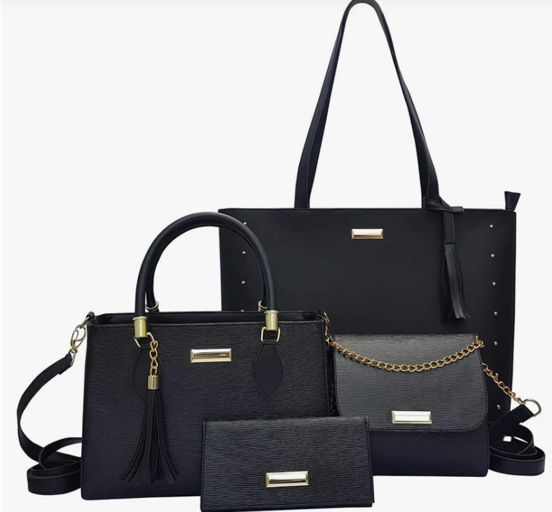 Conjunto de 4 Bolsas - Tote Satchel - Montzel Collection 