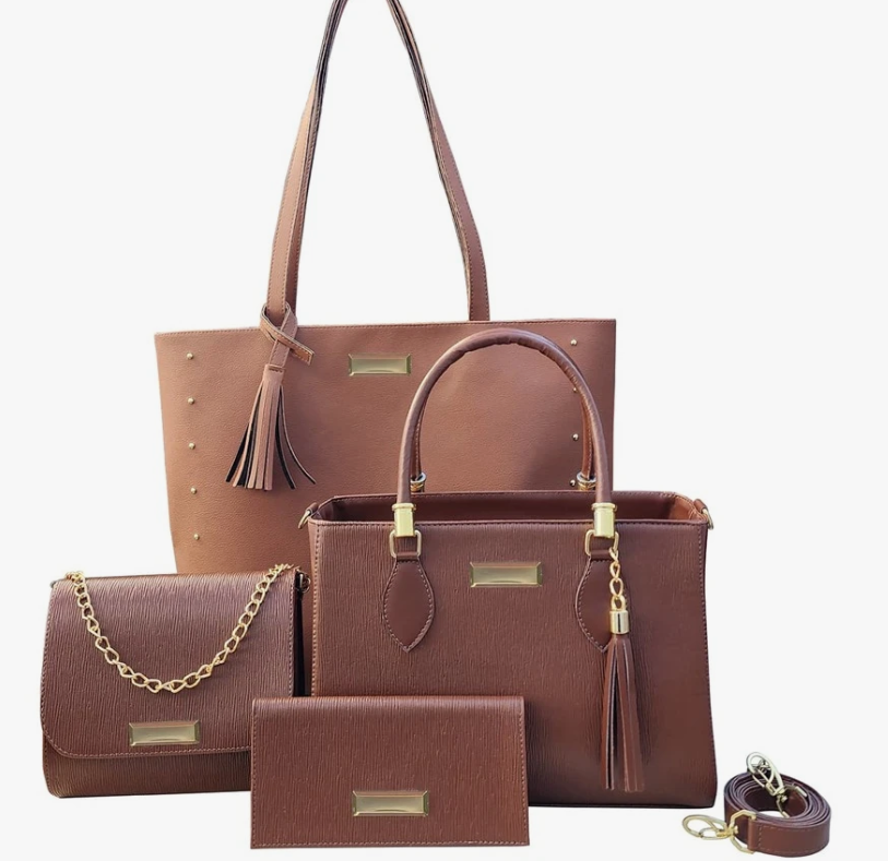 Conjunto de 4 Bolsas - Tote Satchel - Montzel Collection 