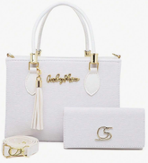 Kit Bolsa Transversal Tradicional Feminina Tote + Carteira Tote tradicional - Montzel Collection 