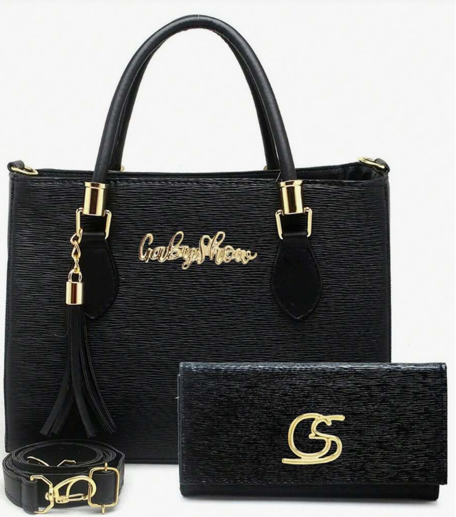 Kit Bolsa Transversal Tradicional Feminina Tote + Carteira Tote tradicional - Montzel Collection 