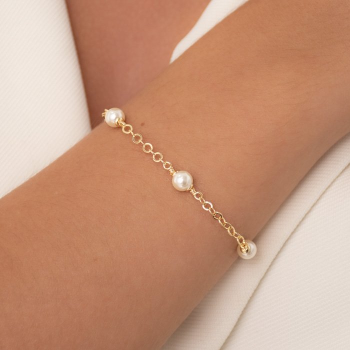 PULSEIRA CORRENTE DE PÉROLAS (019287) - Montzel Collection 