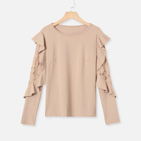 Blusa Feminina Babados Floral - Montzel Collection 
