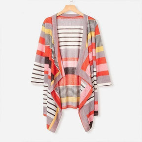 Casaco Feminino Tricot Listrado - Montzel Collection 