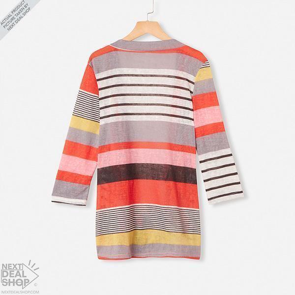 Casaco Feminino Tricot Listrado - Montzel Collection 