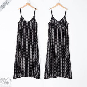 Vestido Longo Estampado Bolinhas - Montzel Collection 