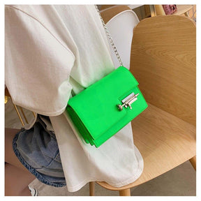 Penny Lane - Bolsa Couro Neon Pequena Tiracolo - Montzel Collection 