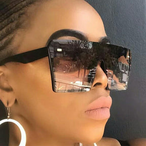 SunderSun® - Óculos de Sol Vintage Quadrado moda Flat Top Uv400 - Montzel Collection 