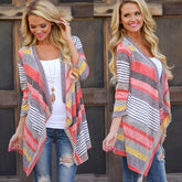 Casaco Feminino Tricot Listrado - Montzel Collection 
